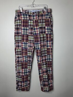 "346" Brooks Brothers Madras Chino Pants 36x34